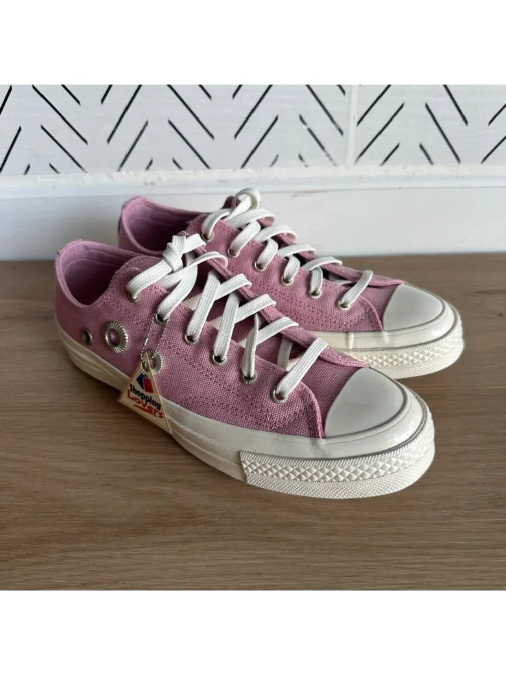 ⭐Converse Chuck 70 Metal Rings Low Sz 6 Mens Shoes Pink Gold Snekers A11177C New
